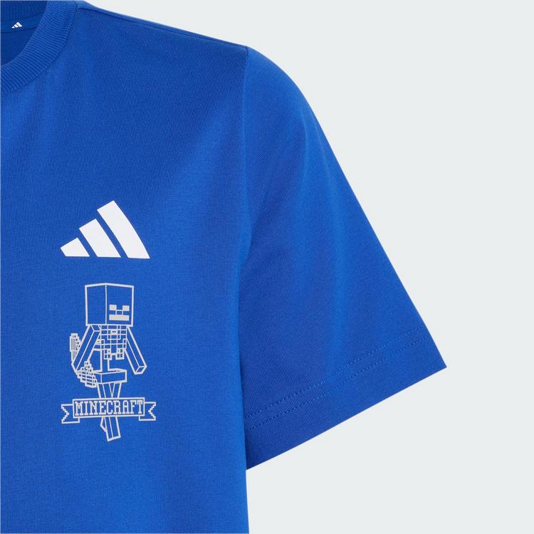 adidas adidas ADIDAS MINECRAFT T-SHIRT T-Shirt Kinder - Royal Blue - 3 | SportScheck