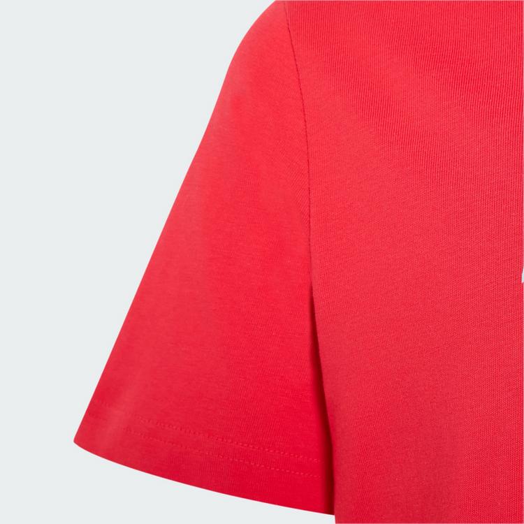 adidas adidas PASTA GRAPHIC T-SHIRT JUNIOR T-Shirt Kinder - Pure Ruby - 1 | SportScheck