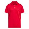 adidas BOYS PERFORMANCE KURZ&Auml;RMLIGES POLOSHIRT Funktionsshirt Kinder - Collegiate Red