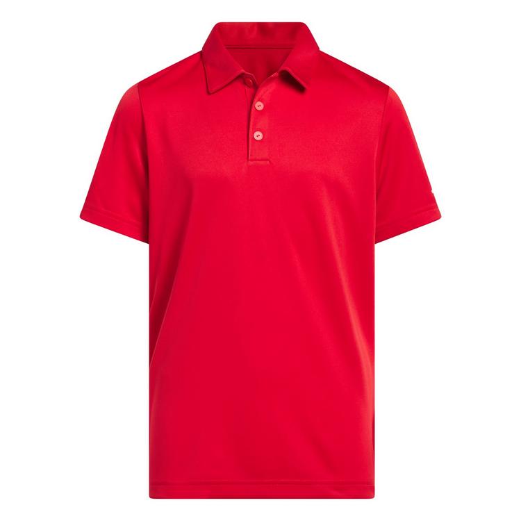 adidas adidas BOYS PERFORMANCE KURZ&Auml;RMLIGES POLOSHIRT Funktionsshirt Kinder - Collegiate Red - 0 | SportScheck