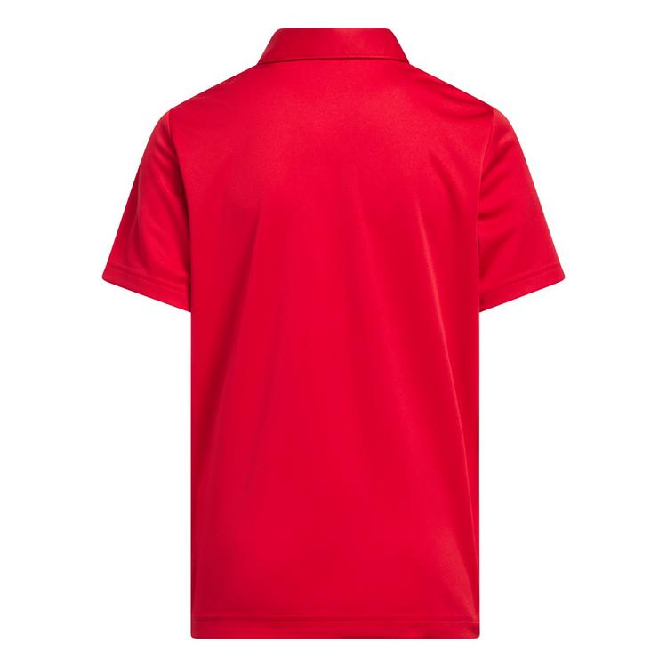 adidas adidas BOYS PERFORMANCE KURZ&Auml;RMLIGES POLOSHIRT Funktionsshirt Kinder - Collegiate Red - 0 | SportScheck