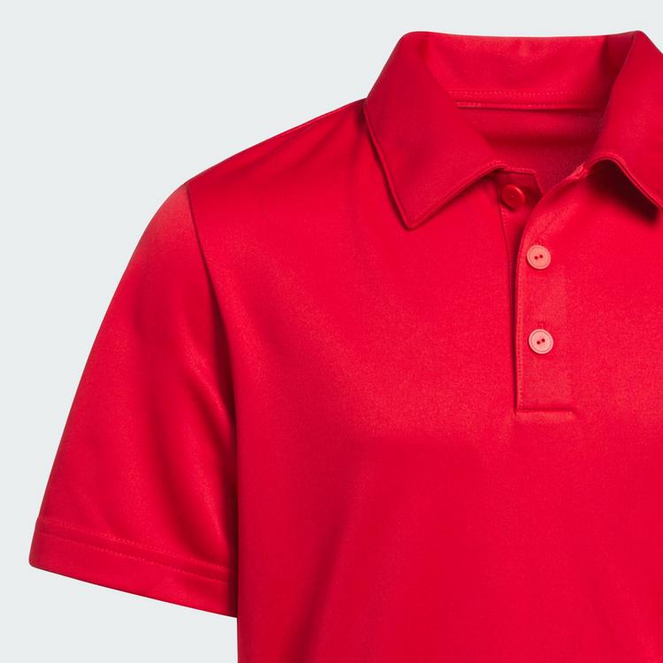adidas adidas BOYS PERFORMANCE KURZ&Auml;RMLIGES POLOSHIRT Funktionsshirt Kinder - Collegiate Red - 1 | SportScheck