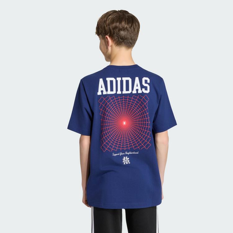 adidas adidas adidas Marvel Spider-Man Grafik T-Shirt T-Shirt Kinder - Dark Blue / White - 1 | SportScheck