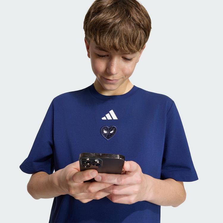 adidas adidas adidas Marvel Spider-Man Grafik T-Shirt T-Shirt Kinder - Dark Blue / White - 0 | SportScheck