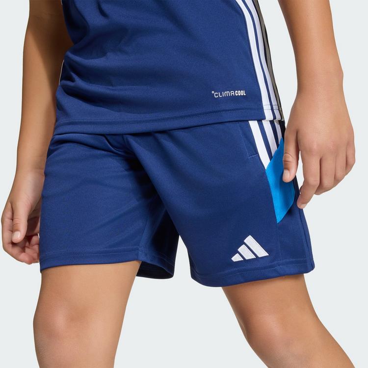 adidas adidas TIRO 26 ESSENTIALS KIDS SHORTS Fu&szlig;ballshorts Kinder - Dark Blue / Bright Royal / White - 0 | SportScheck