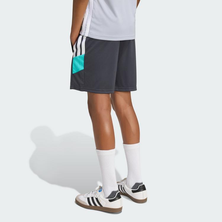 adidas adidas TIRO 26 ESSENTIALS KIDS SHORTS Fu&szlig;ballshorts Kinder - Night Grey / Mint Rush / White - 1 | SportScheck