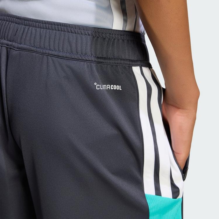 adidas adidas TIRO 26 ESSENTIALS KIDS SHORTS Fu&szlig;ballshorts Kinder - Night Grey / Mint Rush / White - 1 | SportScheck