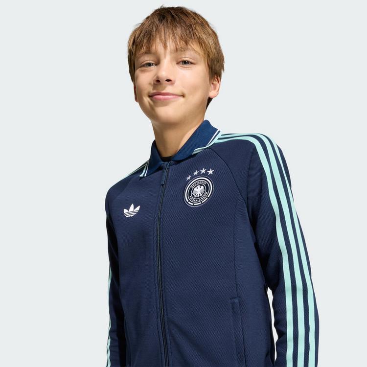 adidas adidas Deutschland Anthem Kids Ausw&auml;rtsjacke Trainingsanzug Kinder - Collegiate Navy - 0 | SportScheck