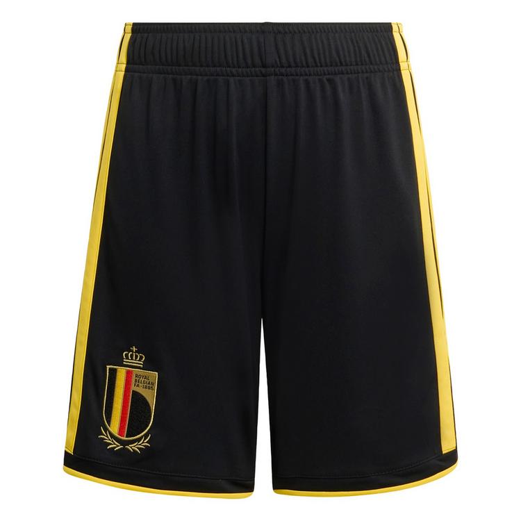 adidas adidas Belgien 26 Kids Heimshorts Fu&szlig;ballshorts Kinder - Black / Bold Gold - 0 | SportScheck