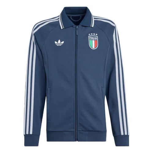 adidas Italien Kids Anthem Ausw&auml;rtsjacke Trainingsanzug Kinder