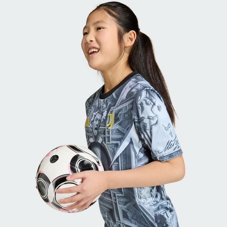 adidas adidas JUVENTUS TURIN 25/26 KIDS AUFW&Auml;RMSHIRT Teamtrikot Kinder - Black - 1 | SportScheck