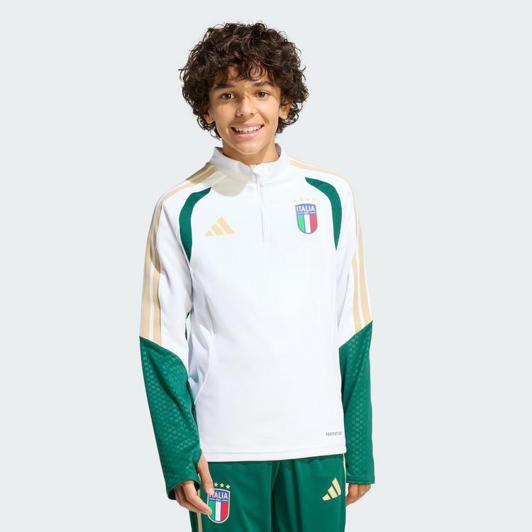 adidas adidas Italien 26 Tiro Kids Trainingsoberteil Trainingsanzug Kinder - White - 0 | SportScheck