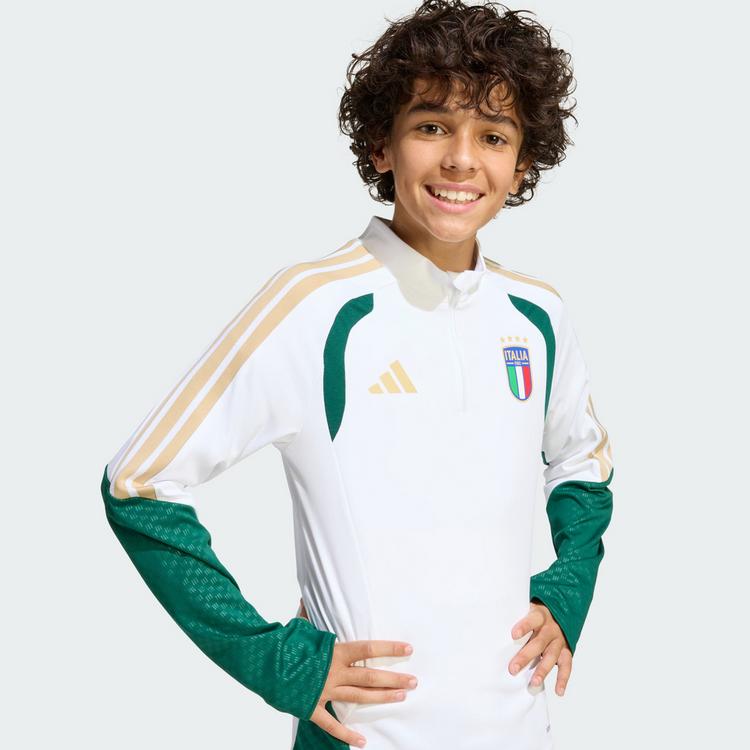 adidas adidas Italien 26 Tiro Kids Trainingsoberteil Trainingsanzug Kinder - White - 1 | SportScheck