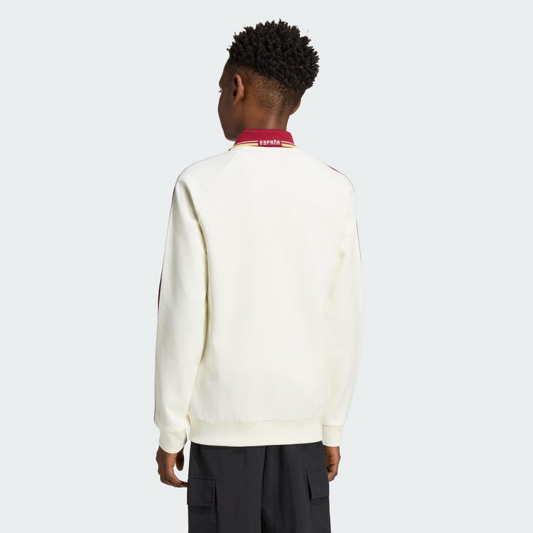 adidas adidas Spanien Anthem Kids Ausw&auml;rtsjacke Trainingsanzug Kinder - Off White - 1 | SportScheck