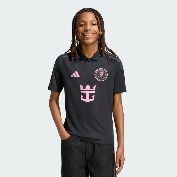 adidas adidas Inter Miami 26/27 Kids Ausw&auml;rtstrikot Teamtrikot Kinder - Black / Bliss Pink - 0 | SportScheck