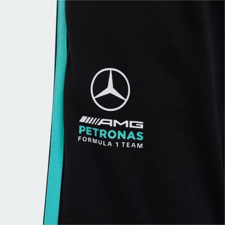 adidas adidas MERCEDES &ndash; AMG PETRONAS FORMEL 1 TEAM Fu&szlig;ballshorts Kinder - Black / Semi Mint Rush - 2 | SportScheck
