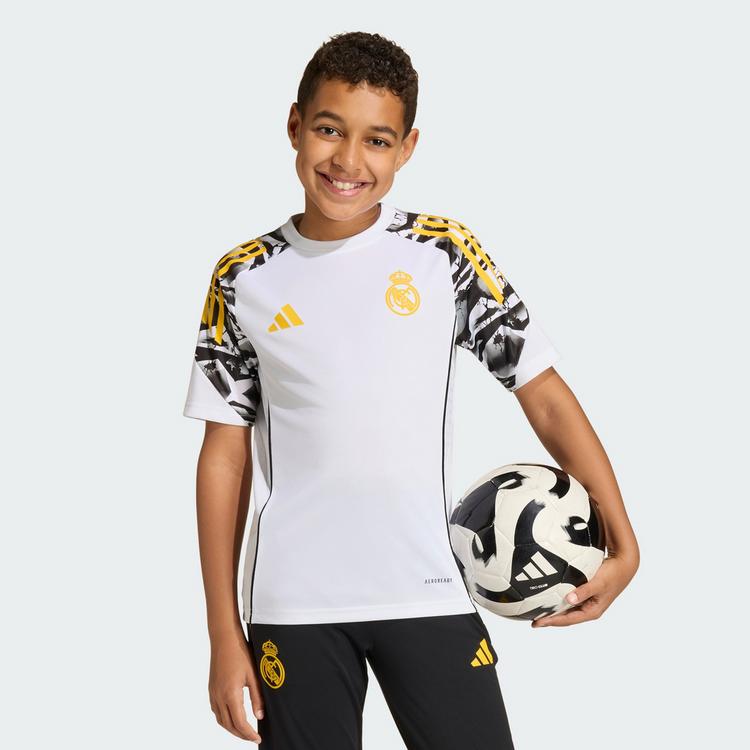 adidas adidas adidas Real Madrid Avengers 25/26 Teamtrikot Kinder - White / Bold Gold - 0 | SportScheck