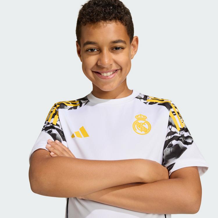 adidas adidas adidas Real Madrid Avengers 25/26 Teamtrikot Kinder - White / Bold Gold - 1 | SportScheck