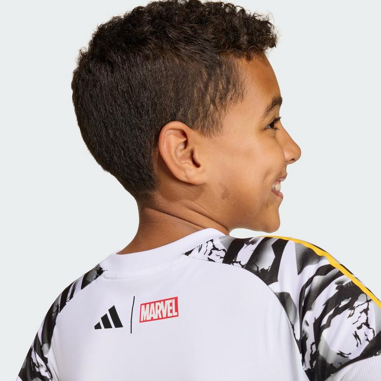 adidas adidas adidas Real Madrid Avengers 25/26 Teamtrikot Kinder - White / Bold Gold - 2 | SportScheck