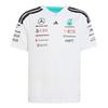 adidas MERCEDES-AMG PETRONAS FORMULA 1 TEAM Funktionstop Kinder - White