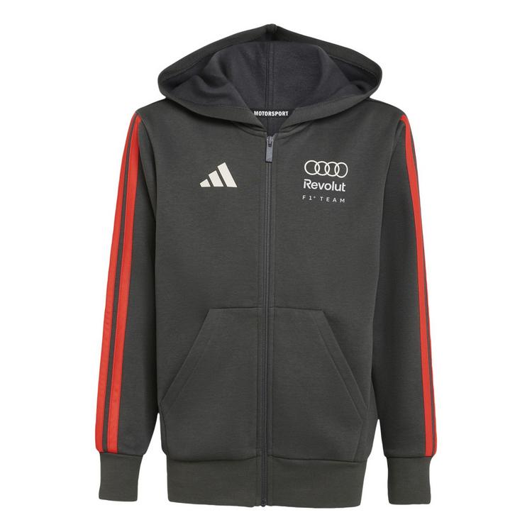 adidas adidas AUDI&nbsp;REVOLUT&nbsp;F1&nbsp;TEAM&nbsp;DNA&nbsp;FULL&nbsp;ZIP&nbsp;HOODIE Fahrradjacke Kinder - Utility Black - 0 | SportScheck
