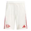 adidas Union Berlin 2025/2026 Replica Kids Fu&szlig;ballshorts Kinder - Off White / Vivid Red