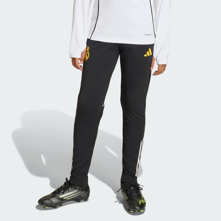 adidas adidas adidas Real Madrid Avengers 25/26 Trainingshose Kinder - Black / White / Bold Gold - 0 | SportScheck