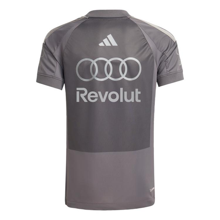 adidas adidas AUDI REVOLUT F1 TEAM DRIVER REPLICA Funktionstop Kinder - Grey Strata / Iron Metallic - 0 | SportScheck