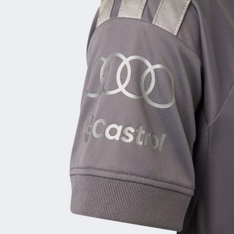 adidas adidas AUDI REVOLUT F1 TEAM DRIVER REPLICA Funktionstop Kinder - Grey Strata / Iron Metallic - 2 | SportScheck