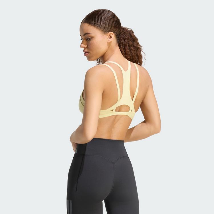 adidas adidas Optime Workout Strappy Sport-BH, leicht BH Damen - Dual Yellow - 1 | SportScheck