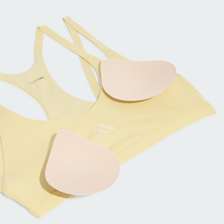 adidas adidas Optime Workout Strappy Sport-BH, leicht BH Damen - Dual Yellow - 2 | SportScheck