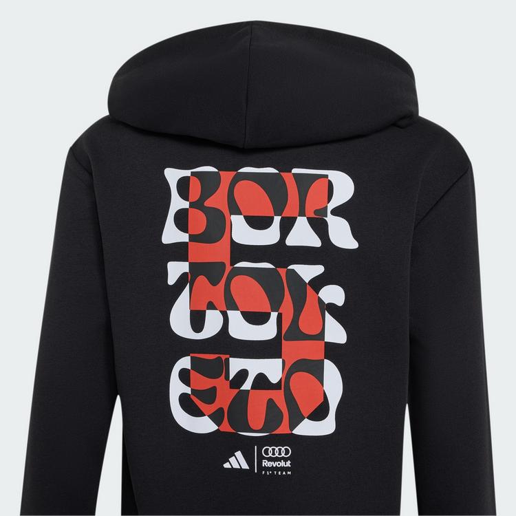 adidas adidas AUDI REVOLUT F1 TEAM GABRIEL BORTOLETO Hoodie Kinder - Black / Hi-Res Red - 3 | SportScheck