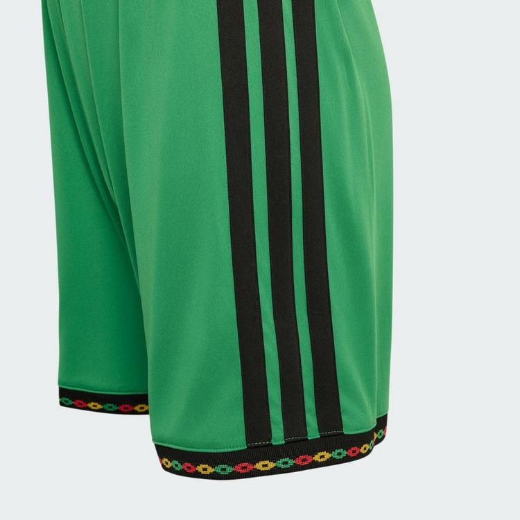 adidas adidas Jamaika 26 x Bob Marley Kids Heimshorts Fu&szlig;ballshorts Kinder - Vivid Green - 2 | SportScheck
