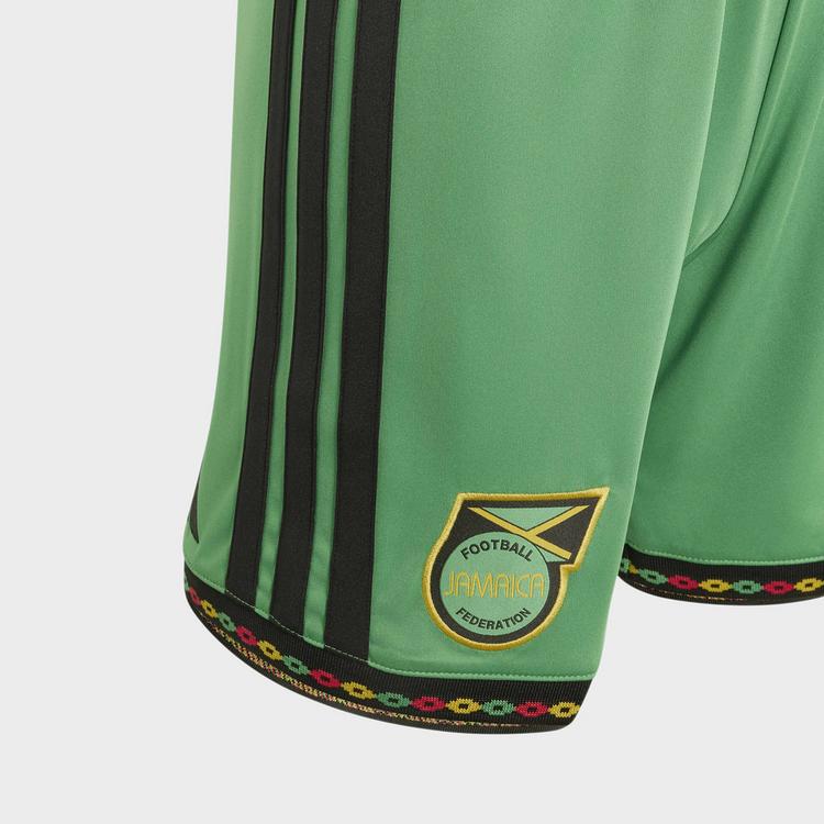 adidas adidas Jamaika 26 x Bob Marley Kids Heimshorts Fu&szlig;ballshorts Kinder - Vivid Green - 3 | SportScheck