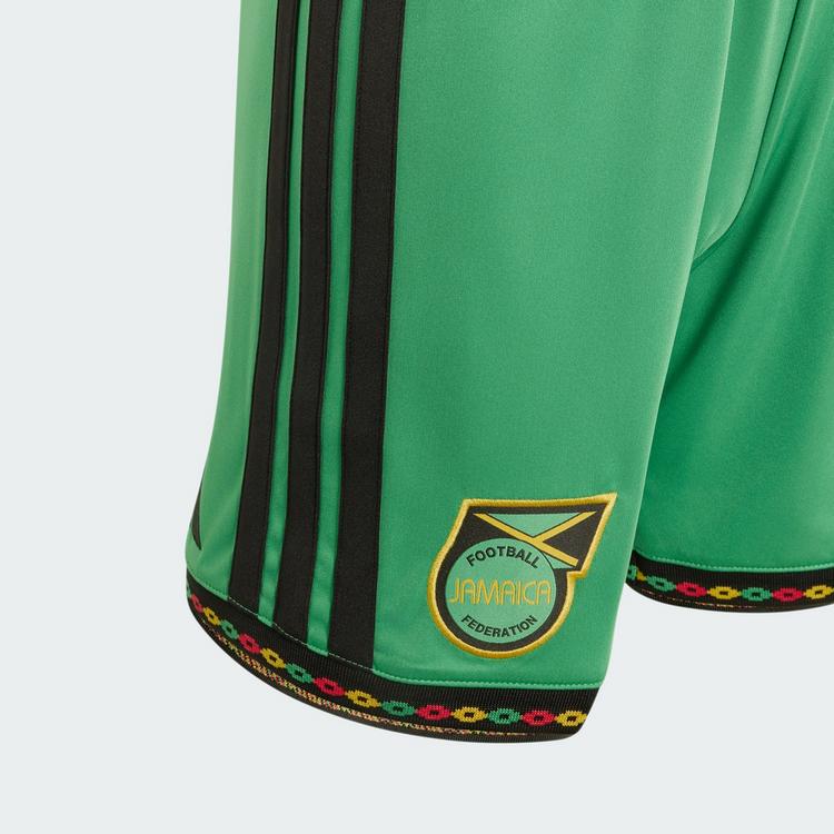 adidas adidas Jamaika 26 x Bob Marley Kids Heimshorts Fu&szlig;ballshorts Kinder - Vivid Green - 4 | SportScheck