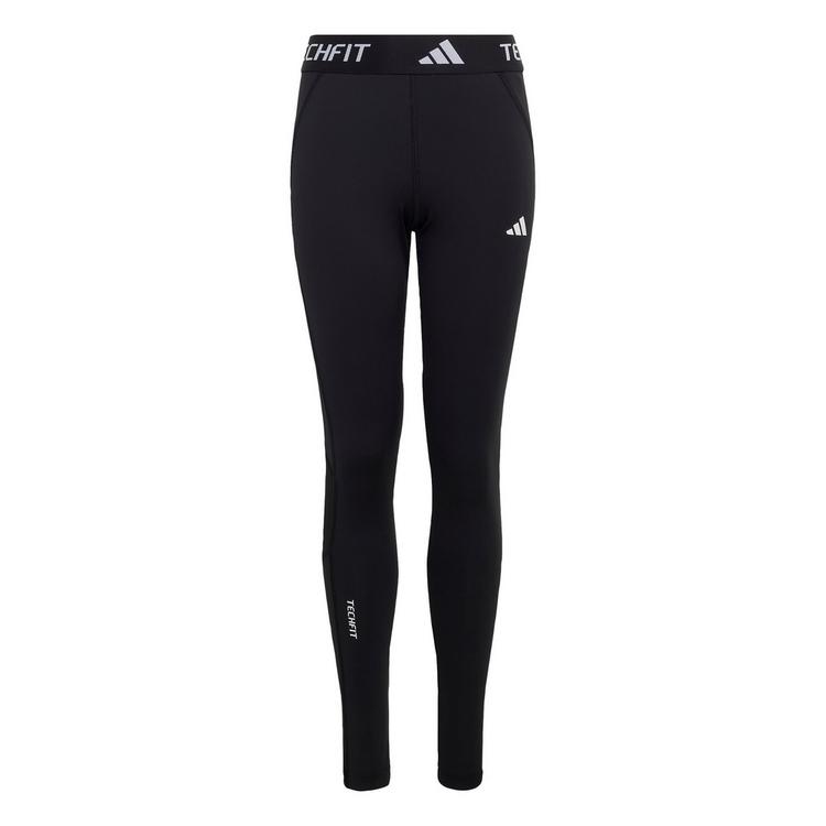 adidas adidas TECHFIT LANGE LEGGINGS Leggings Kinder - Black / White - 0 | SportScheck