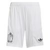adidas Belgien 26 Kids Ausw&auml;rtsshorts Fu&szlig;ballshorts Kinder - White / Black