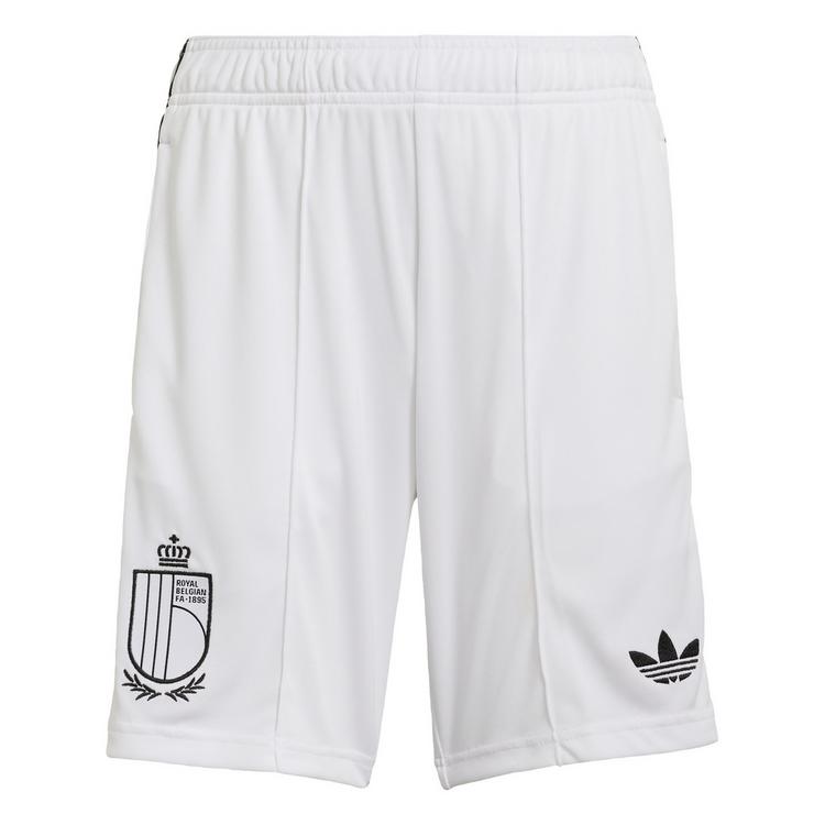 adidas adidas Belgien 26 Kids Ausw&auml;rtsshorts Fu&szlig;ballshorts Kinder - White / Black - 0 | SportScheck