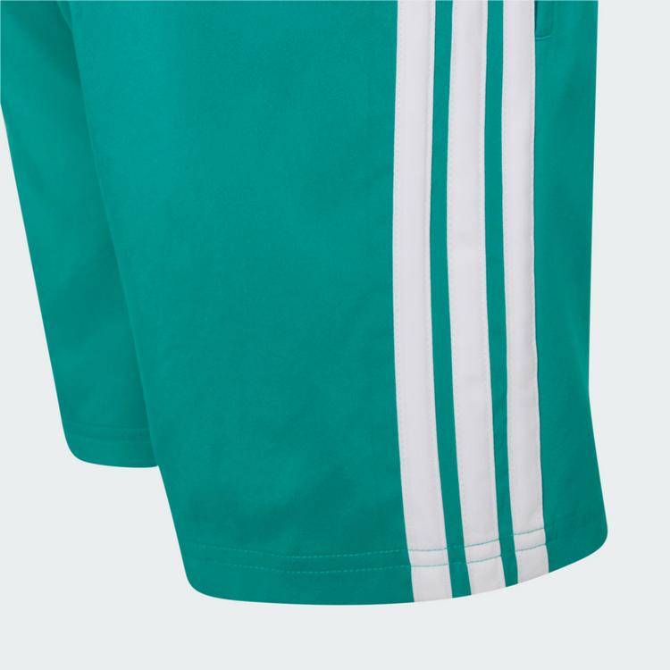 adidas adidas 3-STREIFEN KIDS BADESHORTS Badehose Kinder - Equipment Green / White - 2 | SportScheck
