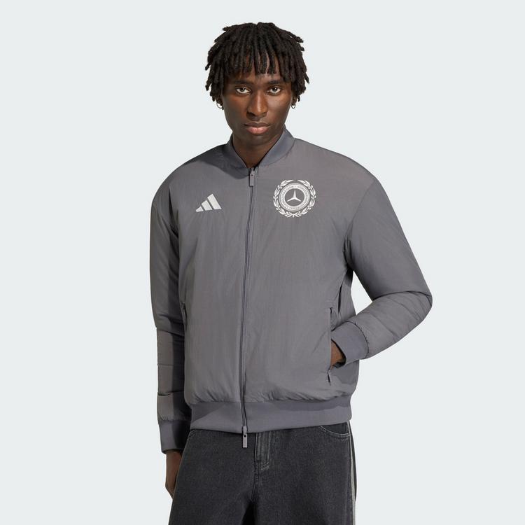 adidas adidas MERCEDES-AMG PETRONAS FORMULA 1 TEAM Fahrradjacke Herren - Granite / Off White - 0 | SportScheck