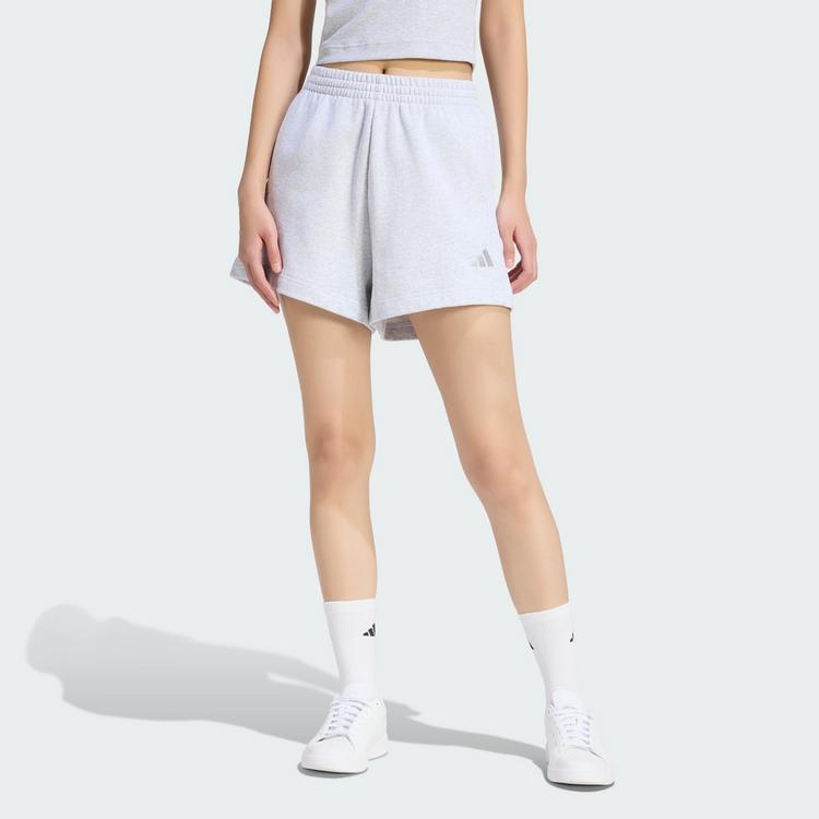 adidas adidas ADIDAS KIT SHORTS, KLEINES LOGO Shorts Damen - Light Grey Heather - 0 | SportScheck