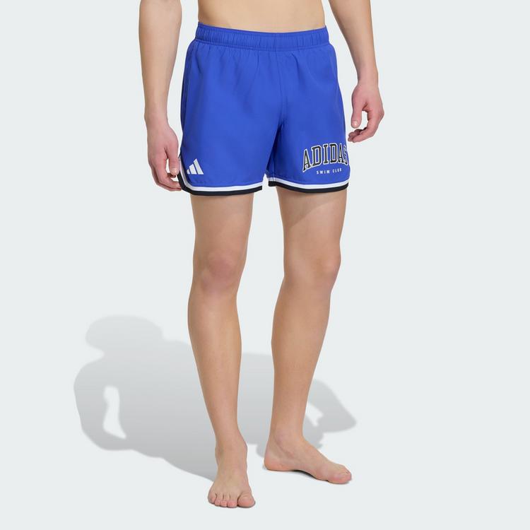 adidas adidas ADIDAS LOGO BADEHOSE Badehose Herren - Lucid Blue / White - 0 | SportScheck