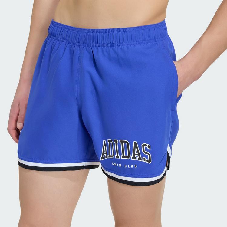 adidas adidas ADIDAS LOGO BADEHOSE Badehose Herren - Lucid Blue / White - 0 | SportScheck
