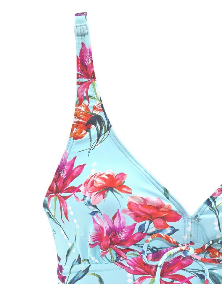 sunseeker sunseeker B&uuml;gel-Tankini-Top Bikini Oberteil Damen - hellblau-bedruckt - 1 | SportScheck