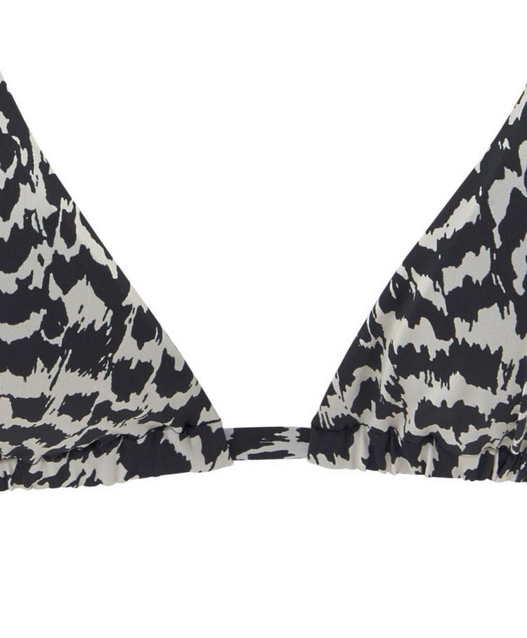 Lascana Lascana Triangel-Bikini-Top Bikini Oberteil Damen - schwarz-creme - 2 | SportScheck