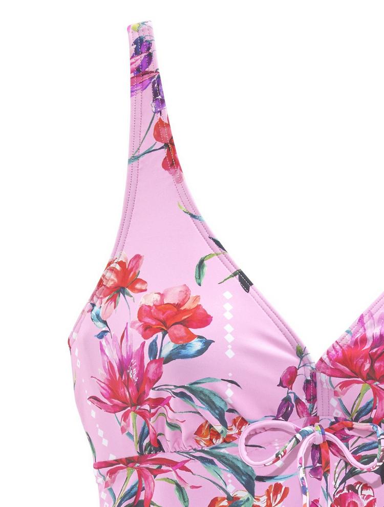 sunseeker sunseeker B&uuml;gel-Tankini-Top Bikini Oberteil Damen - rosa-bedruckt - 0 | SportScheck