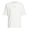 adidas ANTHONY EDWARDS BELIEVE THAT T-SHIRT Basketball Shirt Herren - Cloud White / Haze Coral