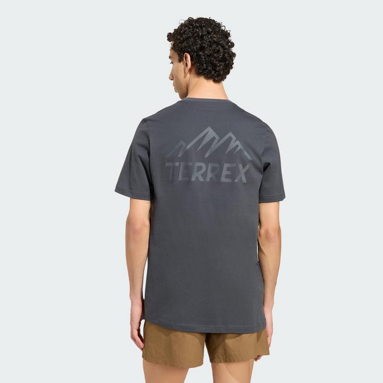 adidas adidas TERREX MOUNTAIN GRAPHIC T-SHIRT Kletterschuhe Herren - Carbon - 1 | SportScheck