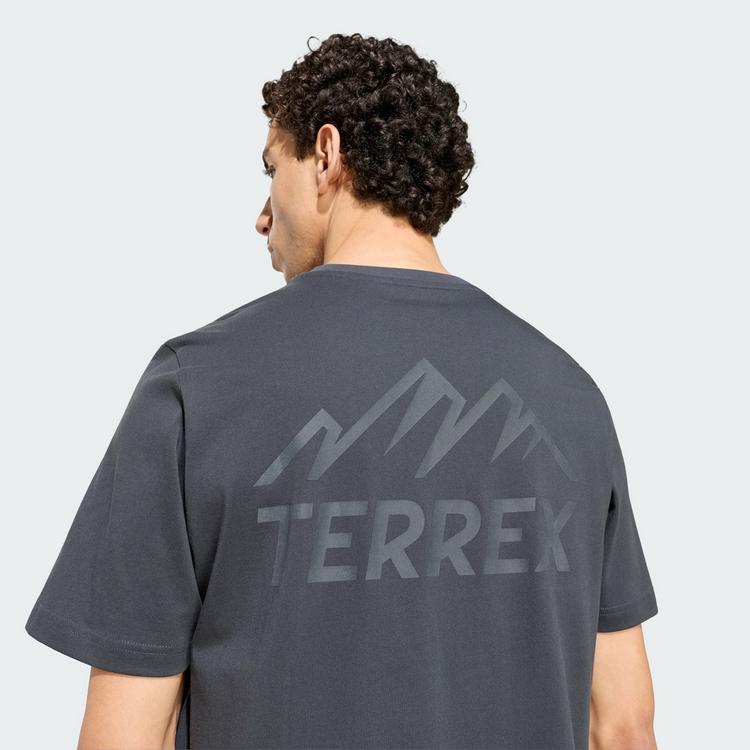 adidas adidas TERREX MOUNTAIN GRAPHIC T-SHIRT Kletterschuhe Herren - Carbon - 1 | SportScheck