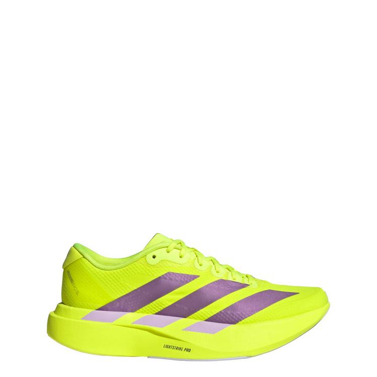 adidas adidas Adizero EVO SL Schuh Laufschuhe Damen - Solar Yellow / Aurora Plum / Powder Plum - 0 | SportScheck